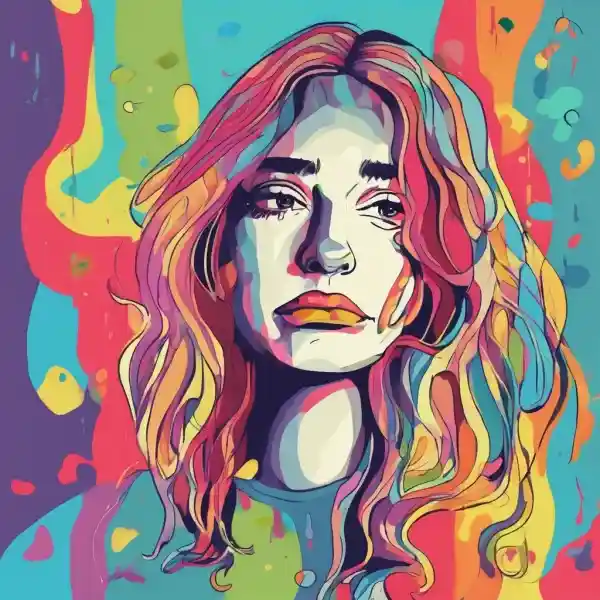 دختر ناراحت و افسرده